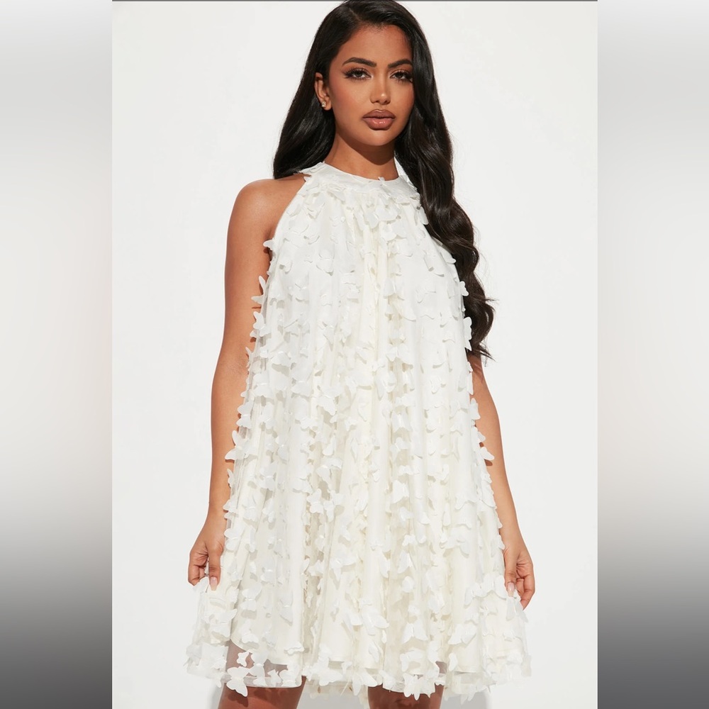 Butterfly Dress - Ivory